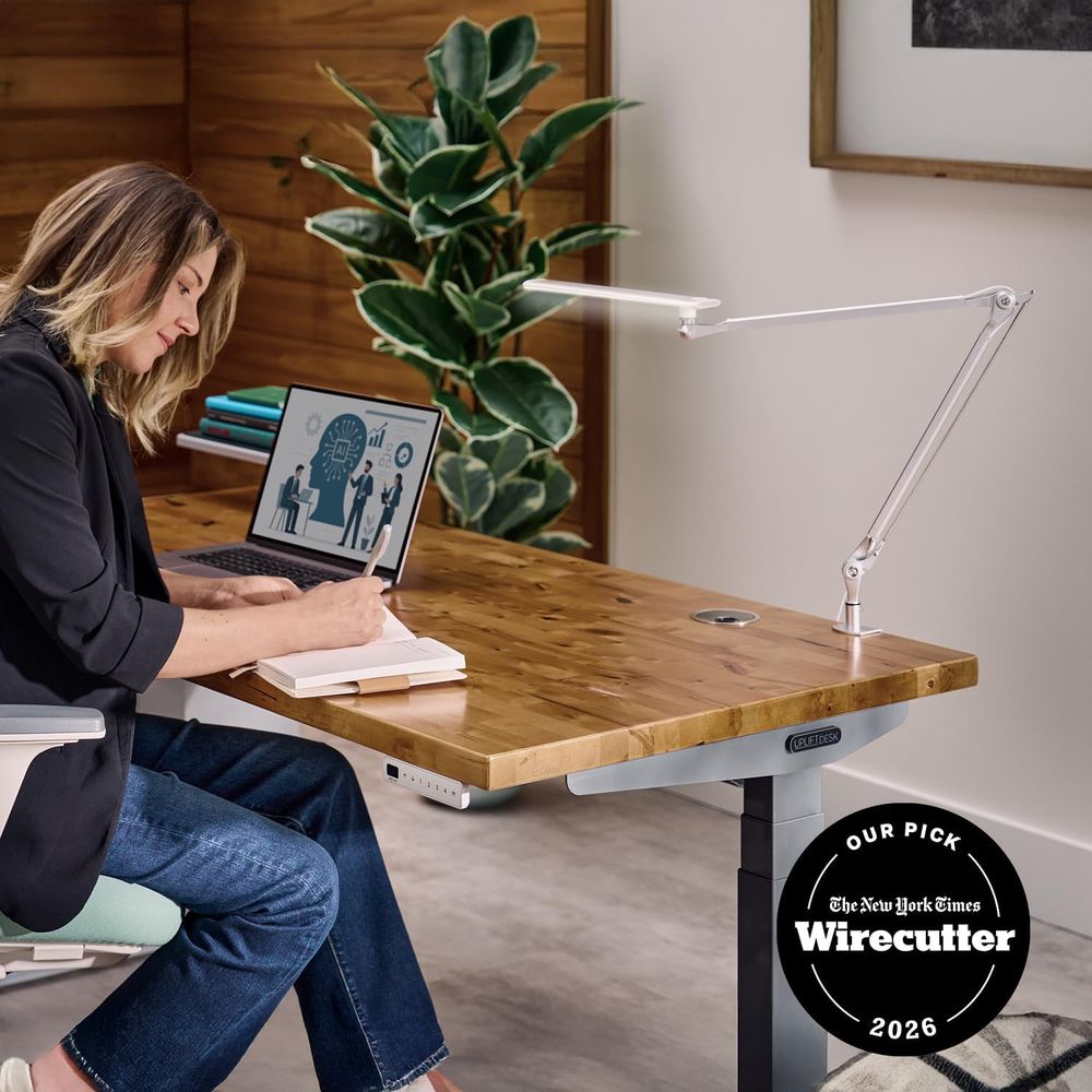 Adjustable 3-Color LED Desk La - đánh giá và giá Desk Setup Home Office