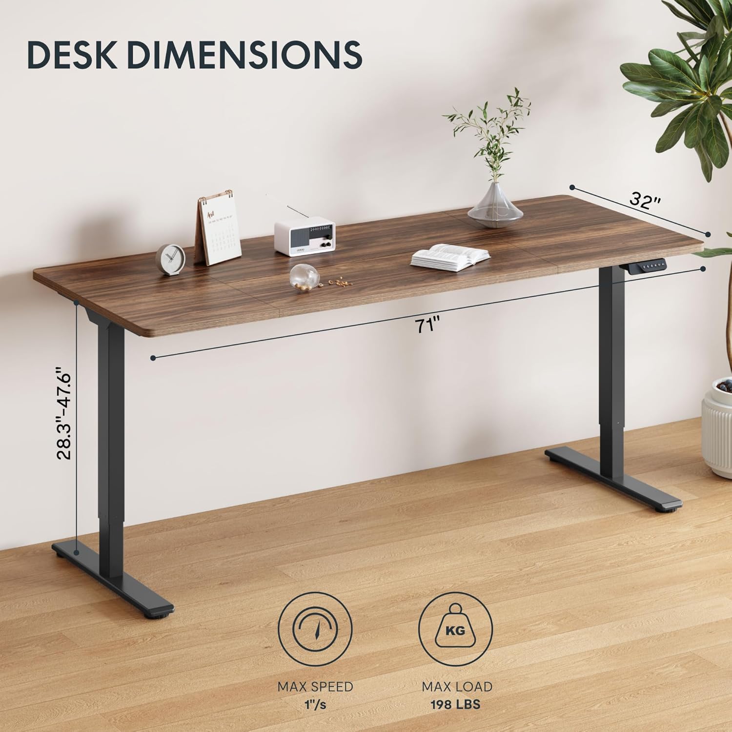 Electric Standing Desk with Du - đánh giá và giá Desk Setup Dual Monitor