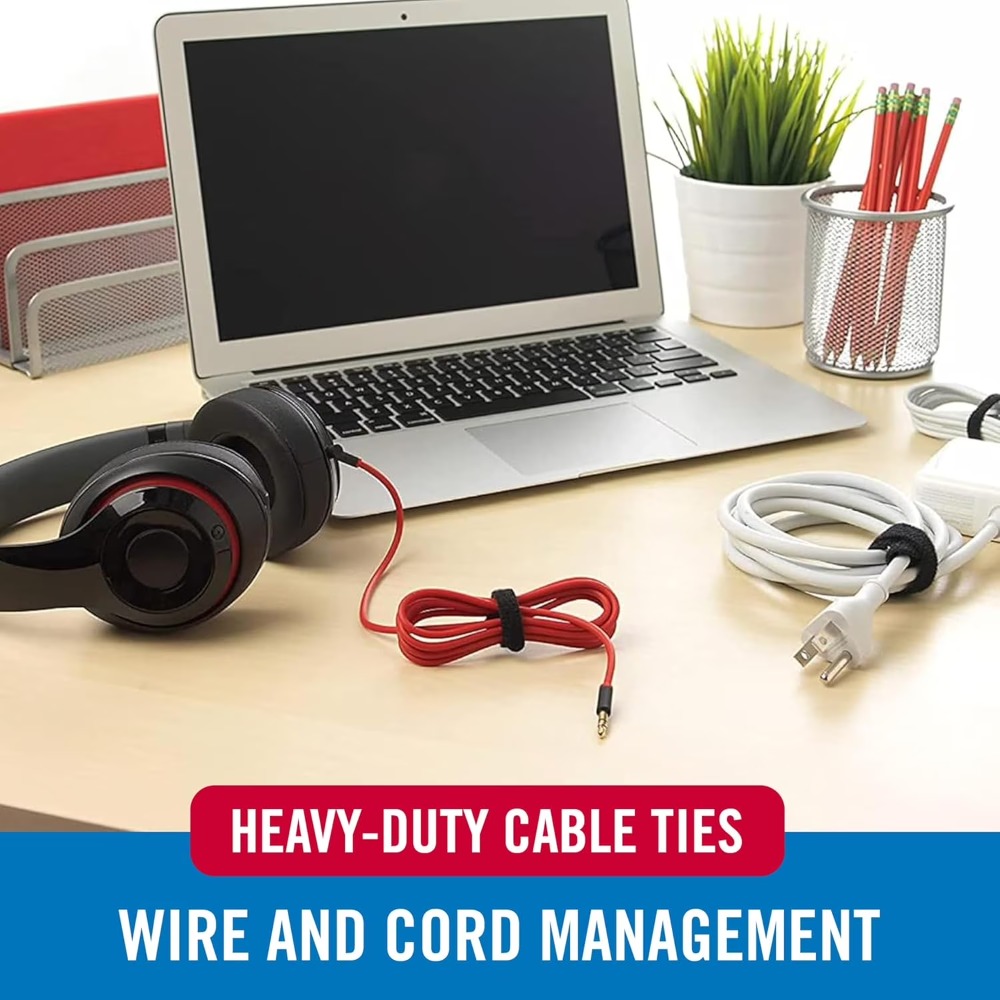 Heavy Duty Reusable Cable Ties - đánh giá và giá Desk Setup Home Office