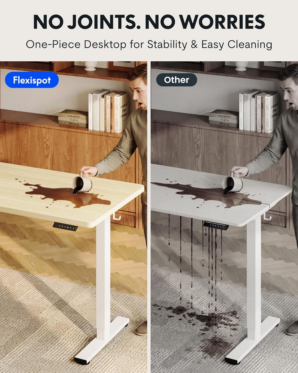 Electric Height Adjustable Sta - đánh giá và giá Desk Setup Home Office
