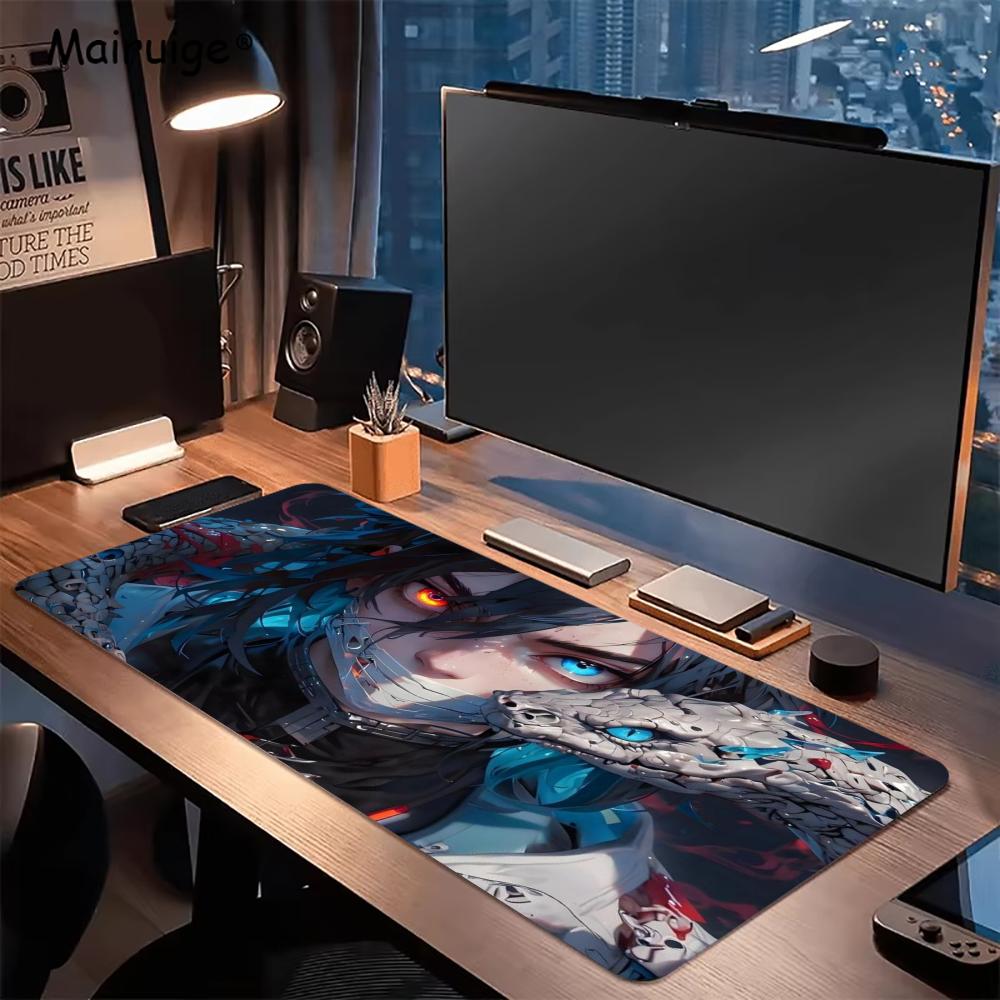 Iguro Obanai Mouse Pad Desk Ac - đánh giá và giá Desk Setup Rug