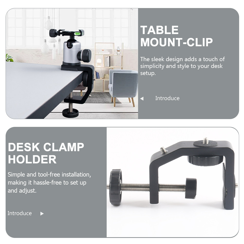 Desk Clamp Microphone Holder A - đánh giá và giá Desk Setup With Mic