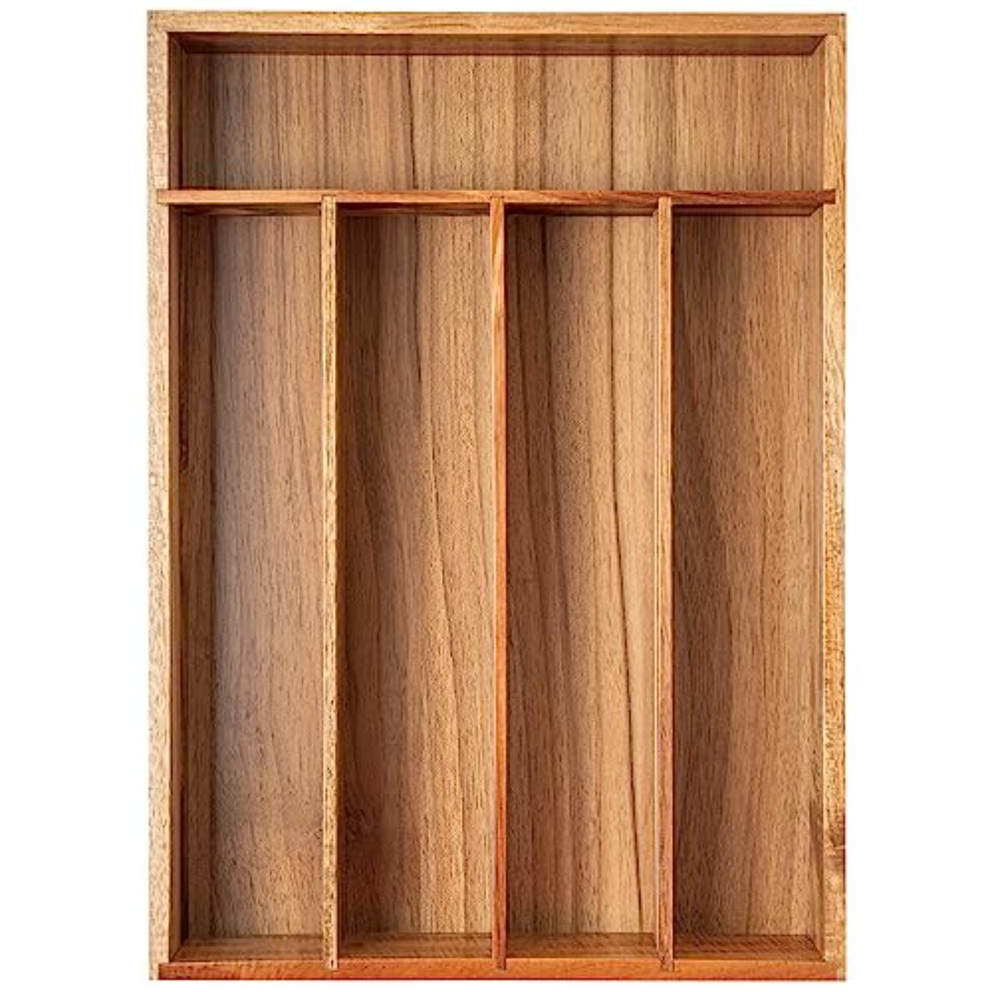 Silverware Organizer Kitchen D - đánh giá và giá Drawer Organizer Bamboo