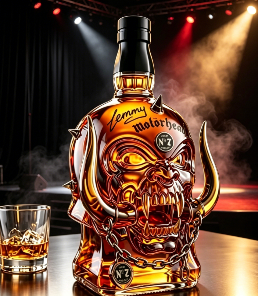 Retro Horn Skull Glass Whiskey - đánh giá và giá Desk Setup Retro