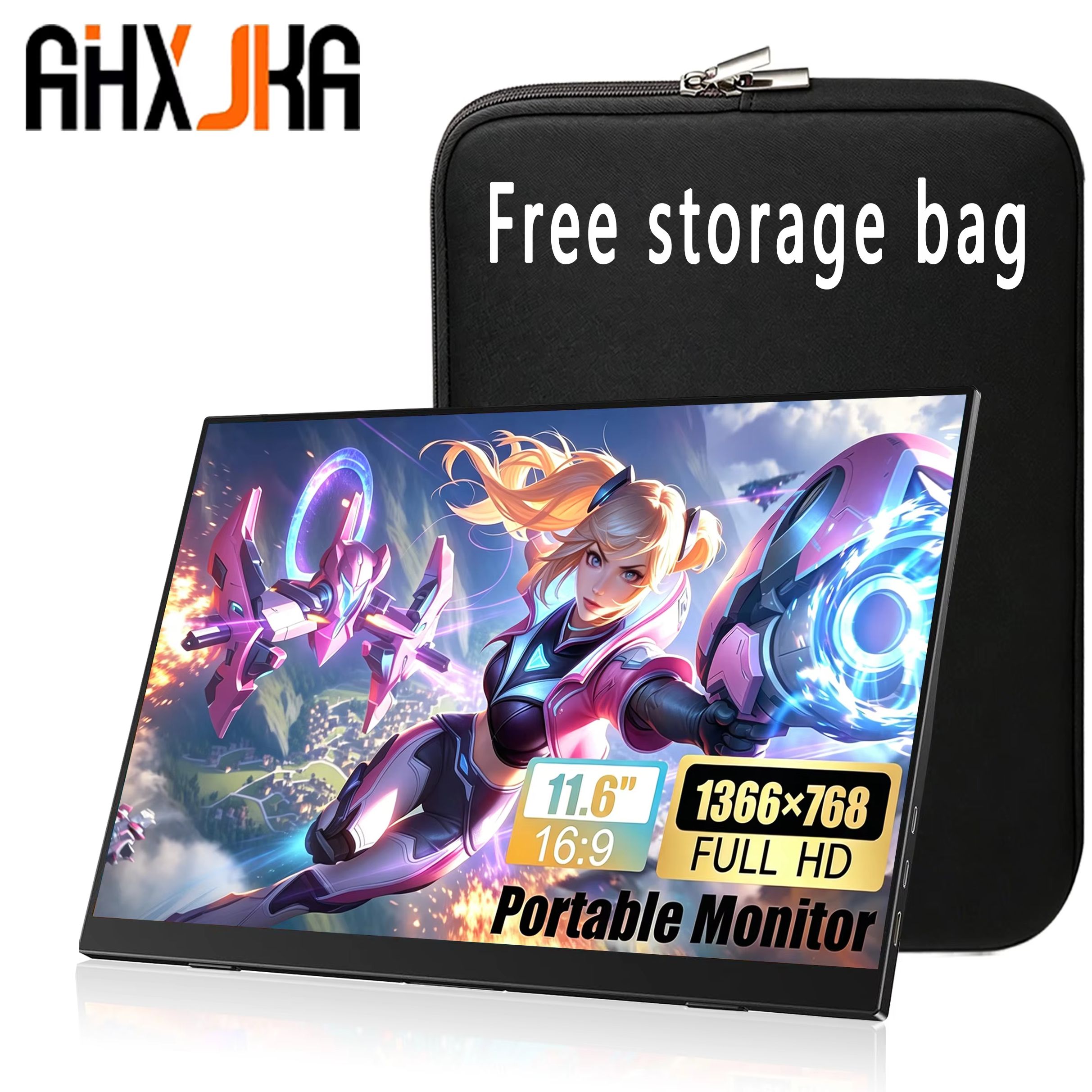 11.6 Inch Dual Portable Monito - đánh giá và giá Dual Monitor Desk Setup