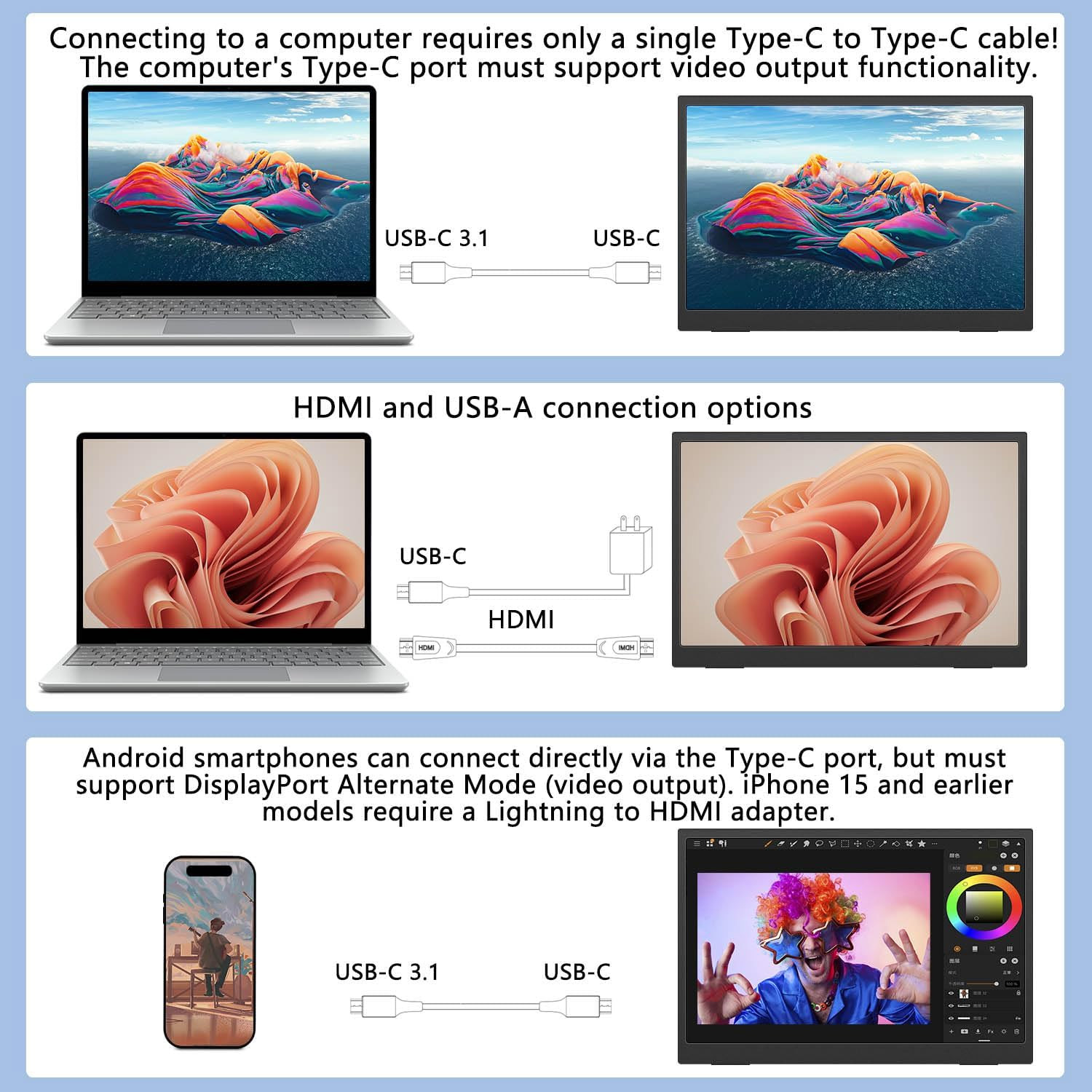 11.6 Inch Dual Portable Monito - đánh giá và giá Dual Monitor Desk Setup